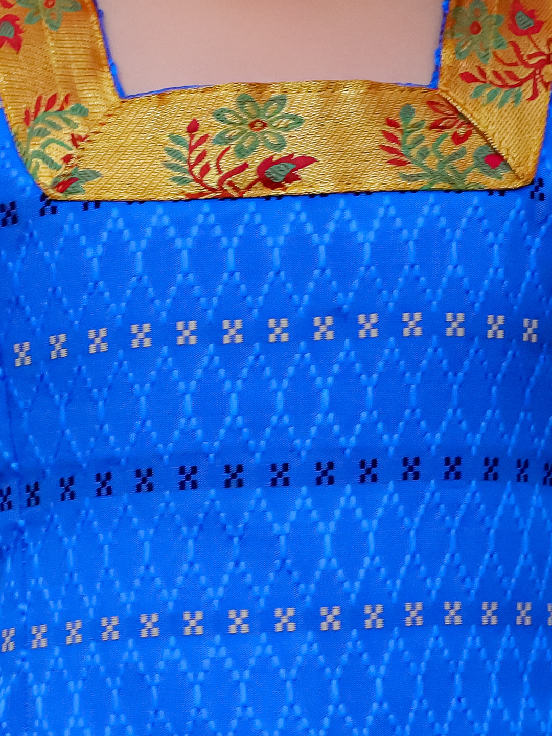 Lehenga Choli Set for Girls - Blue | BS23SI19BLA | DesiQlo