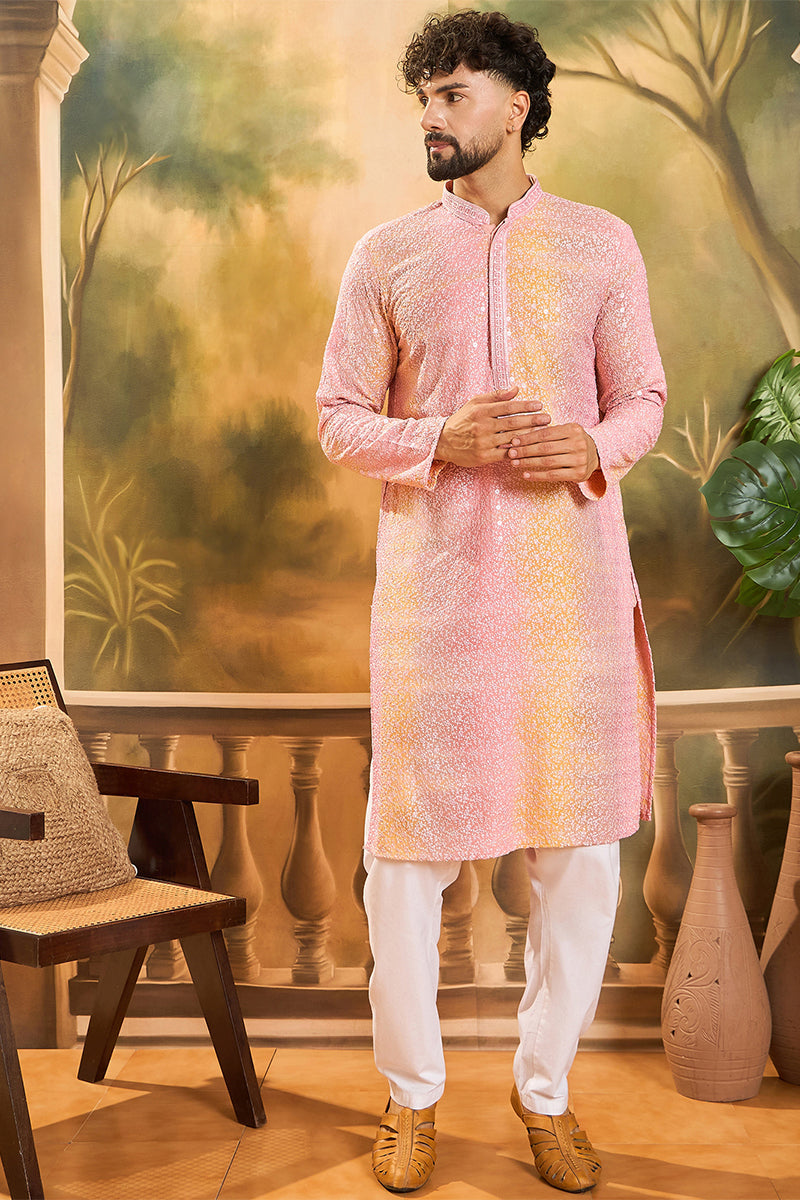 Multi Viscose Rayon Solid Embroidered Straight Kurta MKU1437 | DesiQlo