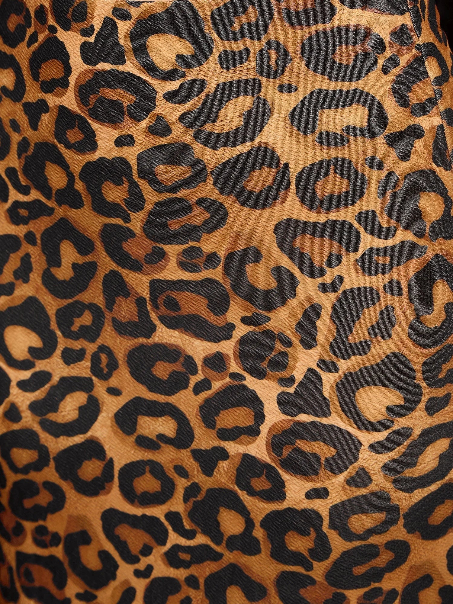 Leopard Print Crop Top & Skirt Set - Women's Western Wear