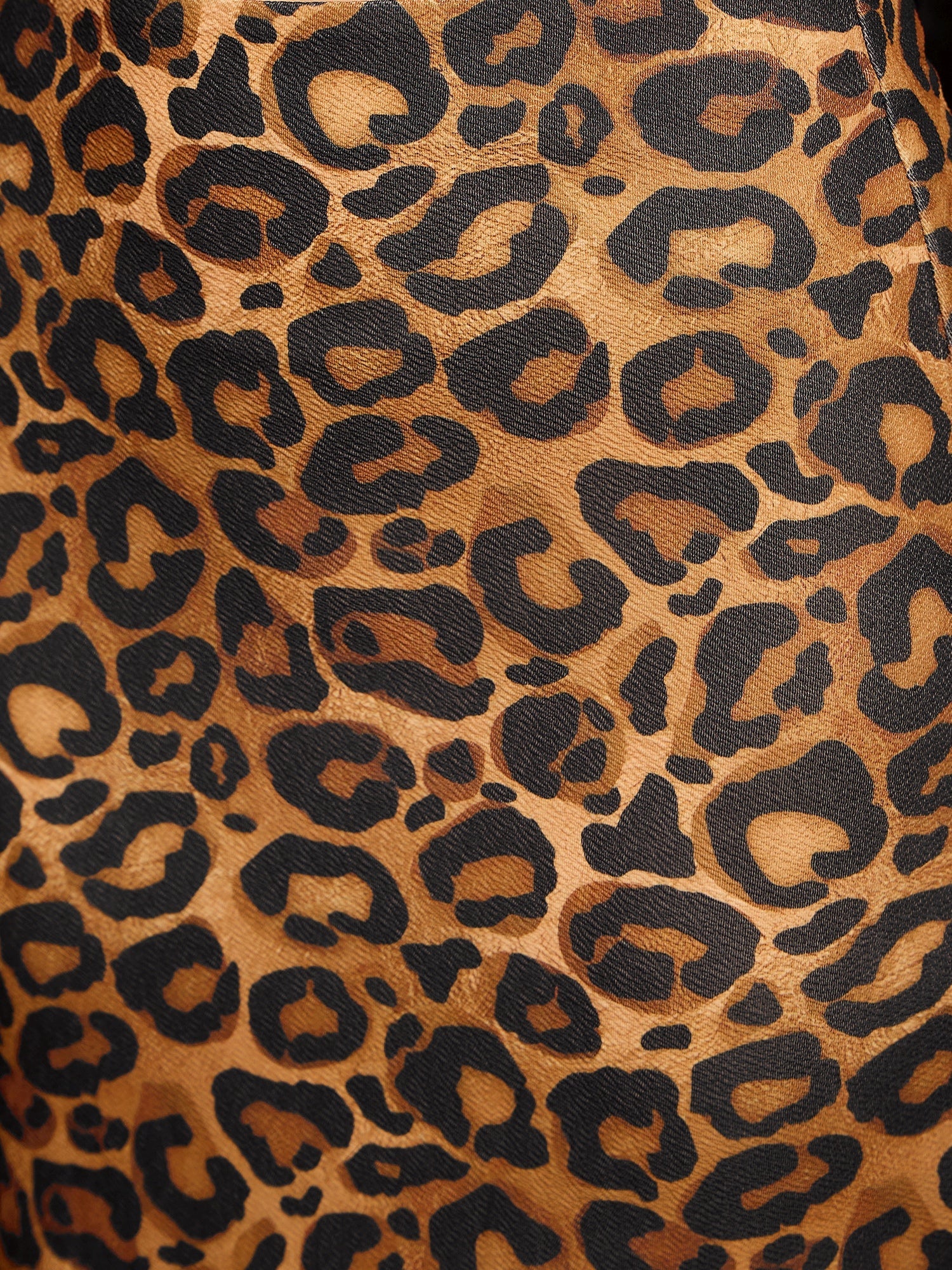 Leopard Print Crop Top & Skirt Set - Women's Western Wear