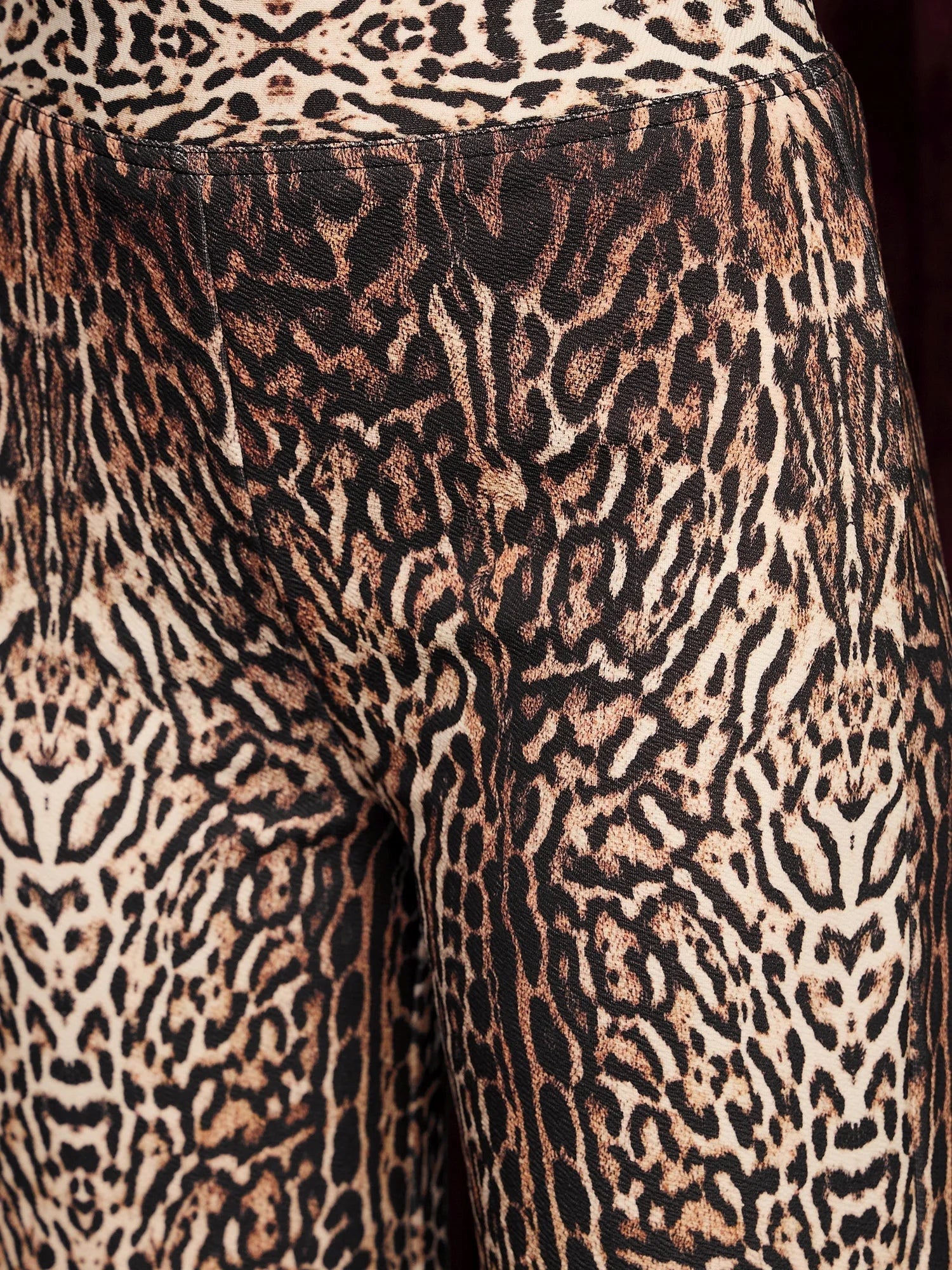 Cheetah Print Boat Neck Coord Set - Women's Western Outfits