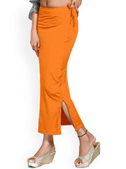 Women's Orange Lycra High Rise Saree Shapewear-8-PL-ORANGE