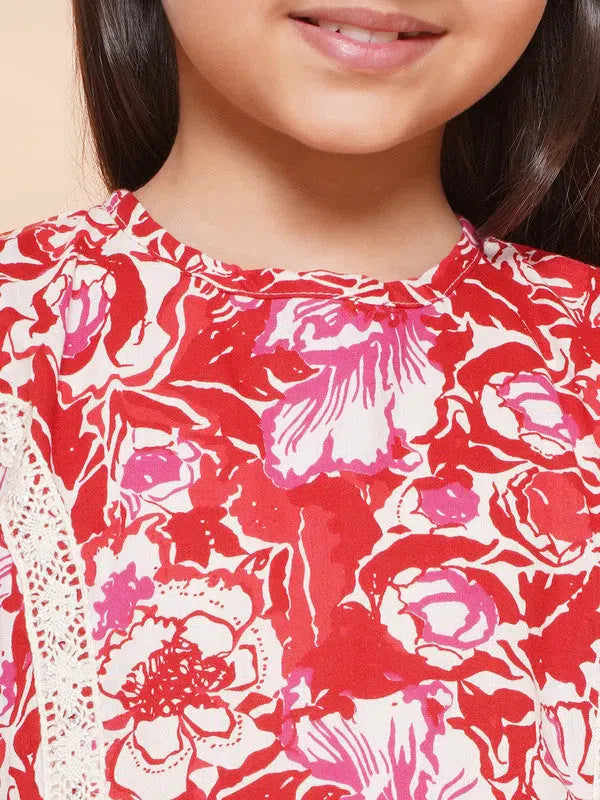 Girls Printed Cotton Kurti Set | Indian Wear for Girls