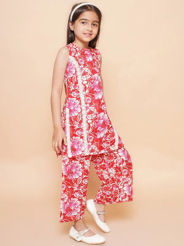 Girls Printed Cotton Kurti Set | Indian Wear for Girls