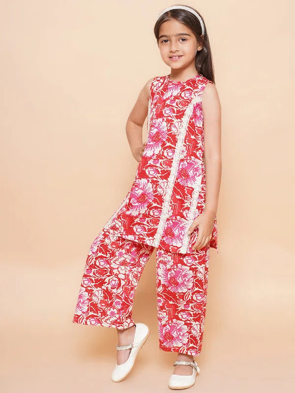 Girls Printed Cotton Kurti Set | Indian Wear for Girls