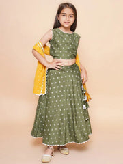Girls Traditional Wear Lehnga Choli-89K-538-COM-BLDUSK-LH