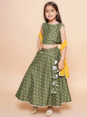 Girls Traditional Wear Lehnga Choli-89K-538-COM-BLDUSK-LH