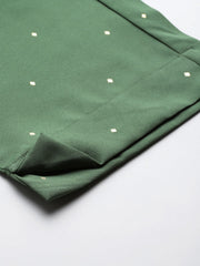 Ahalyaa Printed Angrakha Gotta Patti Kurta with Trousers & With Dupatta