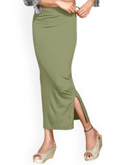Women's Olive Green Lycra High Rise Saree Shapewear-9-PL-OLIVE GREEN