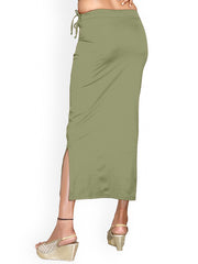 Women's Olive Green Lycra High Rise Saree Shapewear-9-PL-OLIVE GREEN