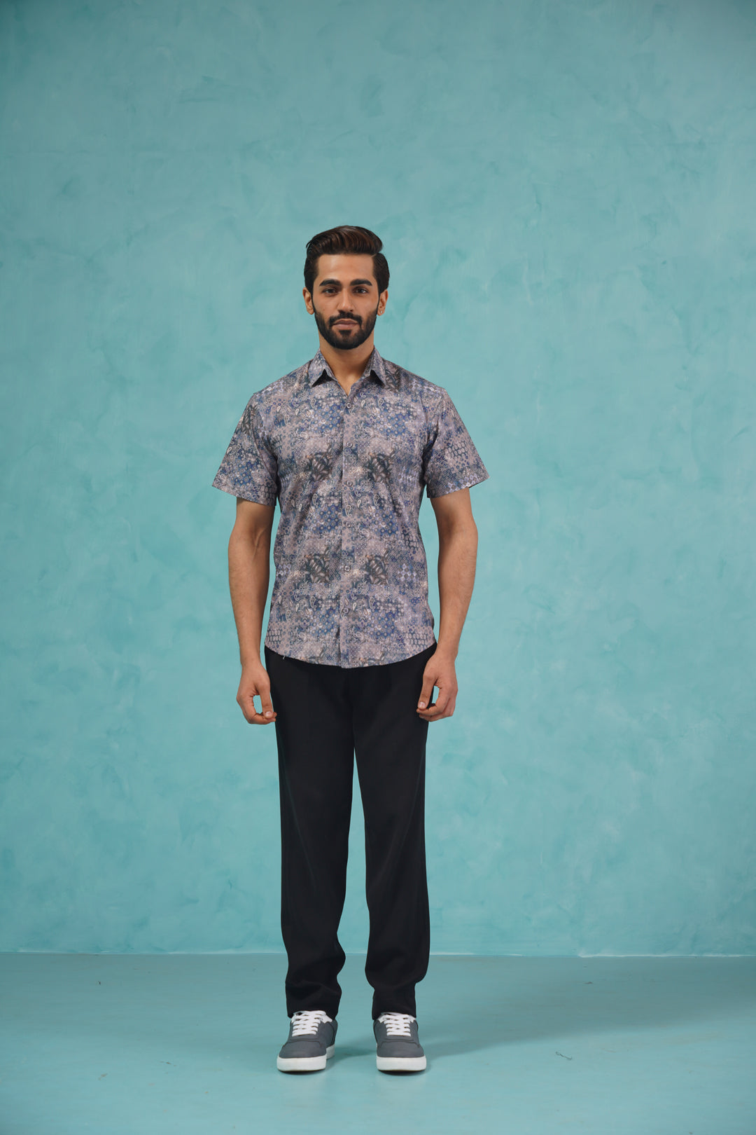 Pejali Printed Shirt SF-912 | Cotton Casual Mens Shirts