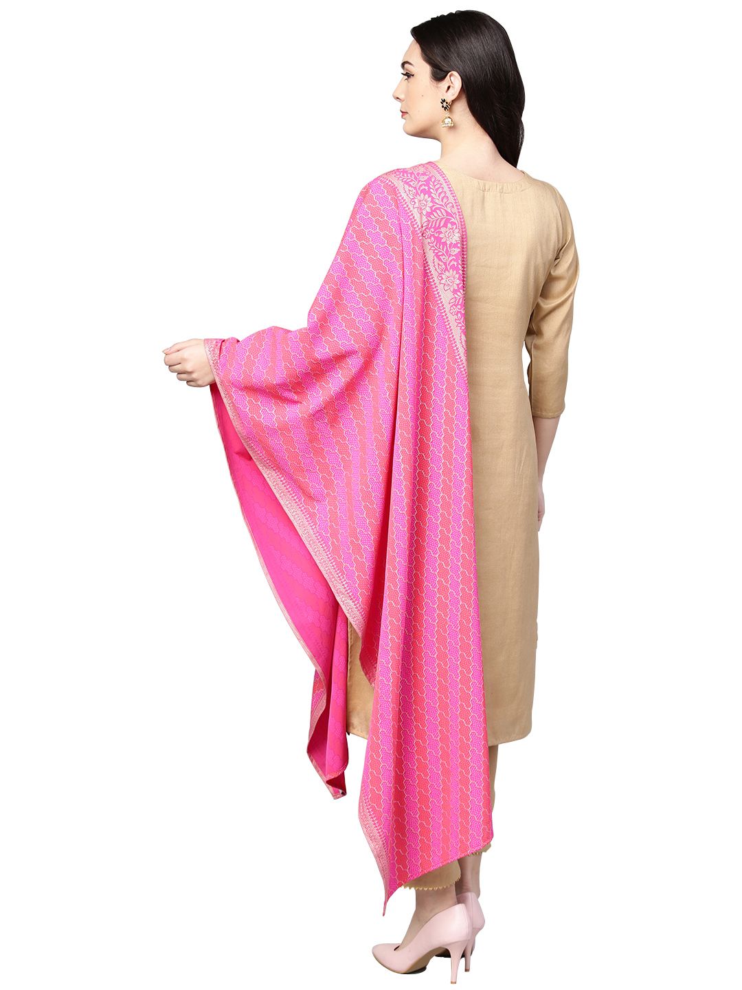 Bandhani Print Kurta Pant Set with Dupatta | Designer Kurta Sets