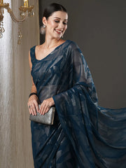Women's Banarasi Mauve Printed Designer Saree With Blouse Piece-GRUHAM208