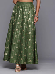 Women Printed Flared Maxi Skirt-AHSKCNFP-15038
