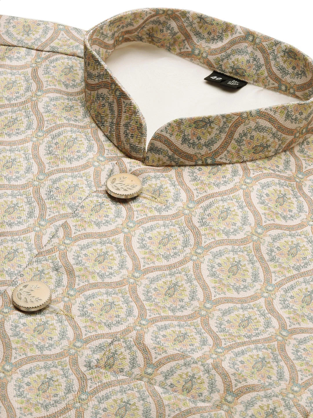 Green Slim Fit Nehru Jacket | Stylish Mens Kurta Pajama Look