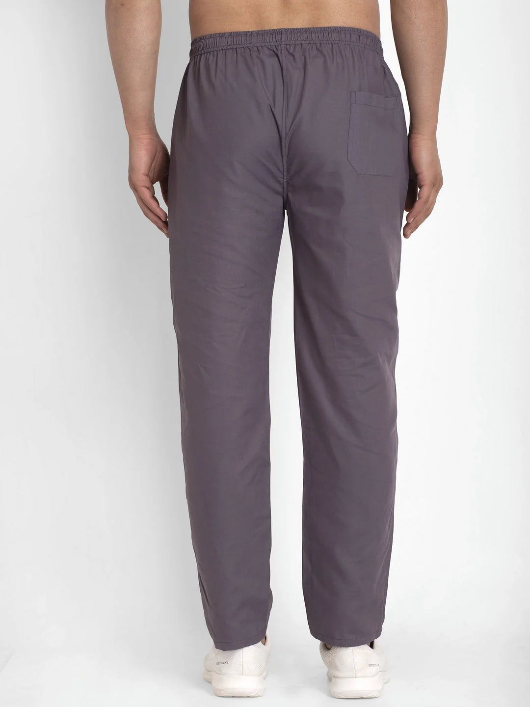 Grey Cotton Mens Jogger Pajama Pants | Indian Needle