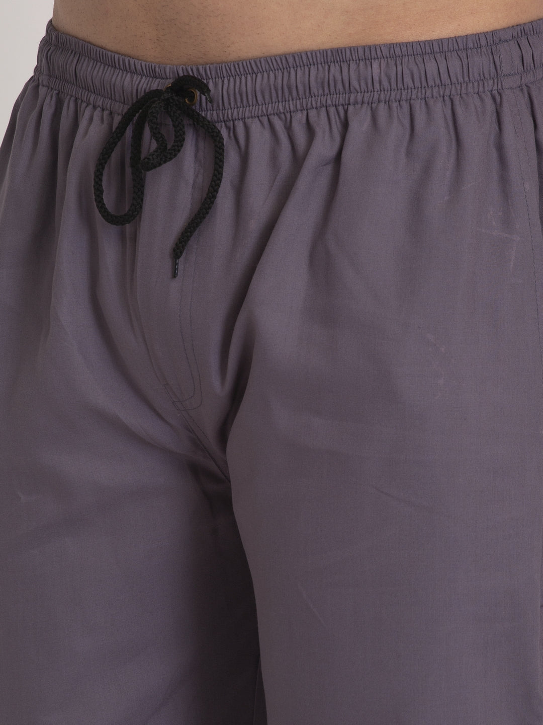 Grey Cotton Mens Jogger Pajama Pants | Indian Needle
