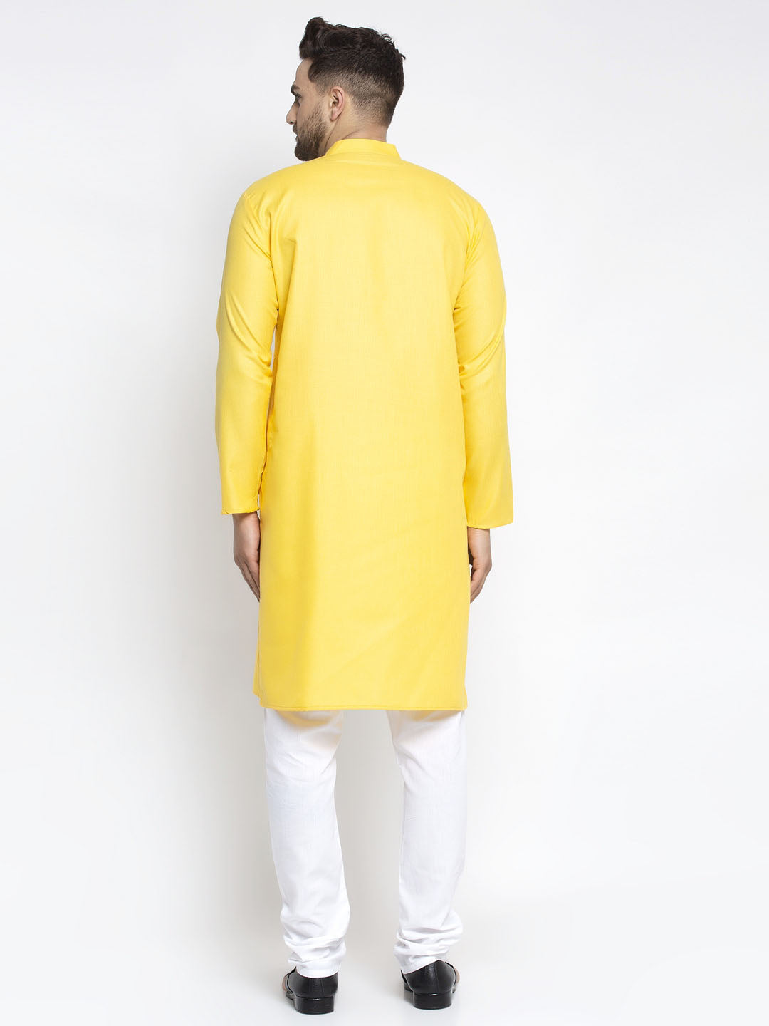 Lemon Cotton Kurta for Men - Stylish Indian Kurta
