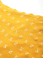 Printed Foil Print Ready to Wear Lehenga & Blouse With Dupatta-AHBLDUSK-COMBO-910