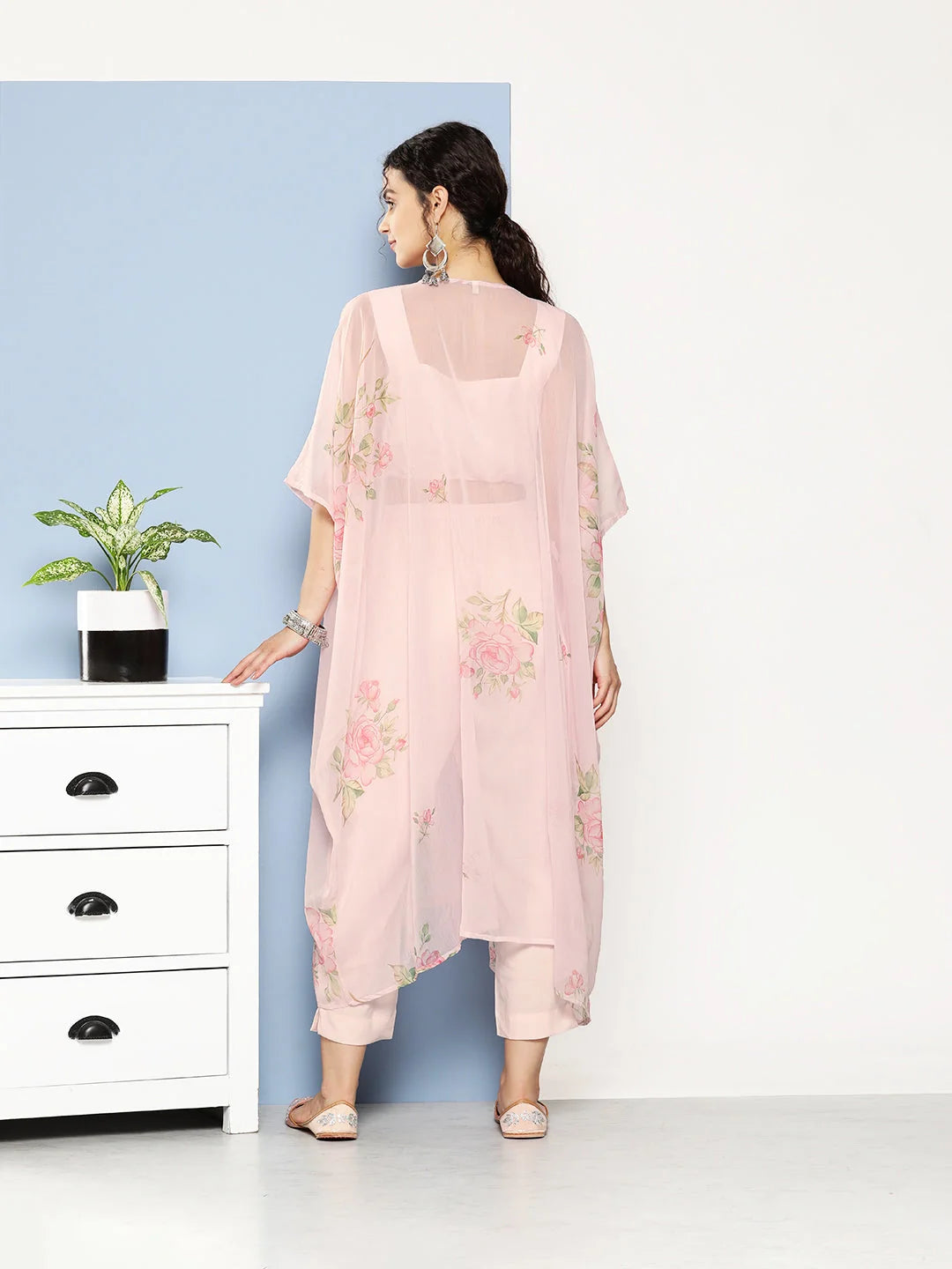 Solid Crepe Co-ords with Shrug | Women's Two Piece Sets