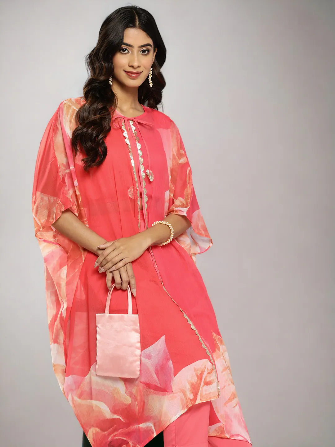 Women's Traditional wear Co-ords-AHBLPNCP-COMBO-729-ICH