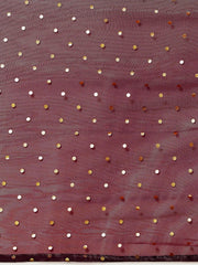 Cream & Maroon Floral Printed Draped Co-ord Sets-AHBLSH-COMBO-540-FF