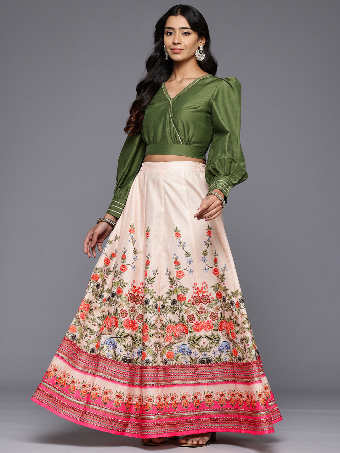 Silk Lehenga Choli: Ready to Wear Designer Lehenga for Women