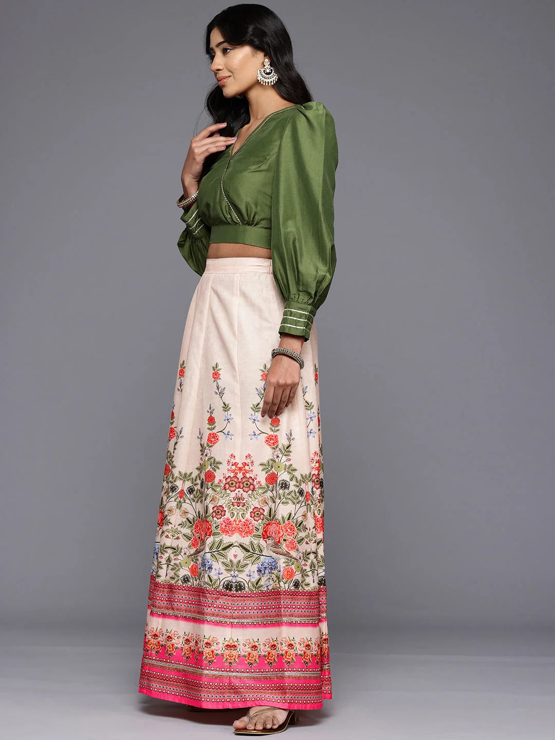 Silk Lehenga Choli: Ready to Wear Designer Lehenga for Women