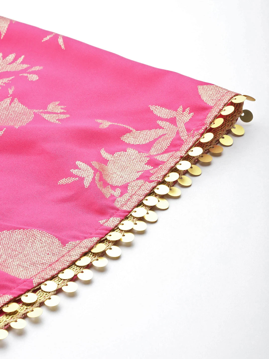 Pink Floral Co-ord Sets for Women | Sequin Detail Outfit