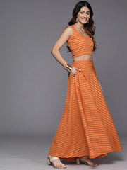 Women's Printed Ready to Wear Lehenga & Blouse Dupatta-AHBLSKDU-COMBO-894