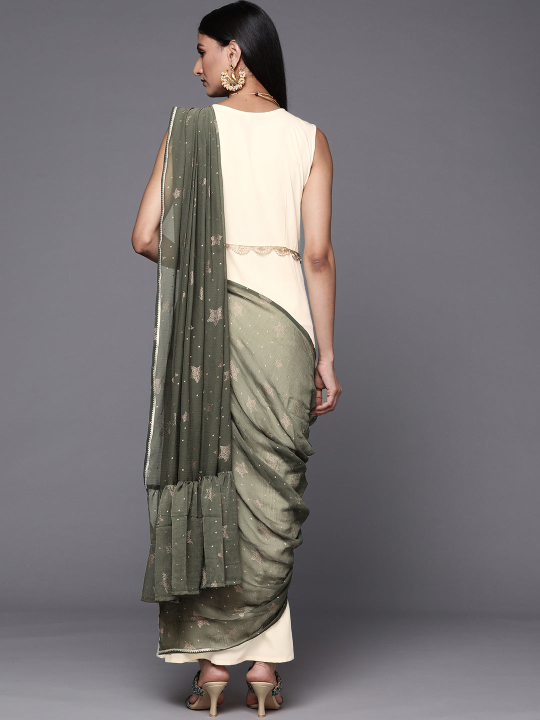 Maxi Dress with Dupatta | Ethnic Indian Dresses Online