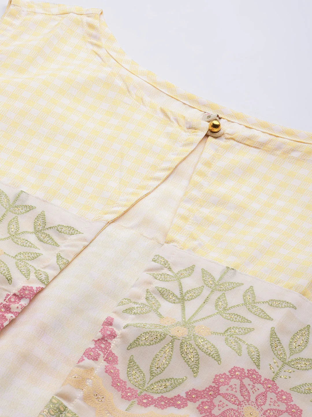 Women's Checked Maxi Dress | Indian Dresses Online