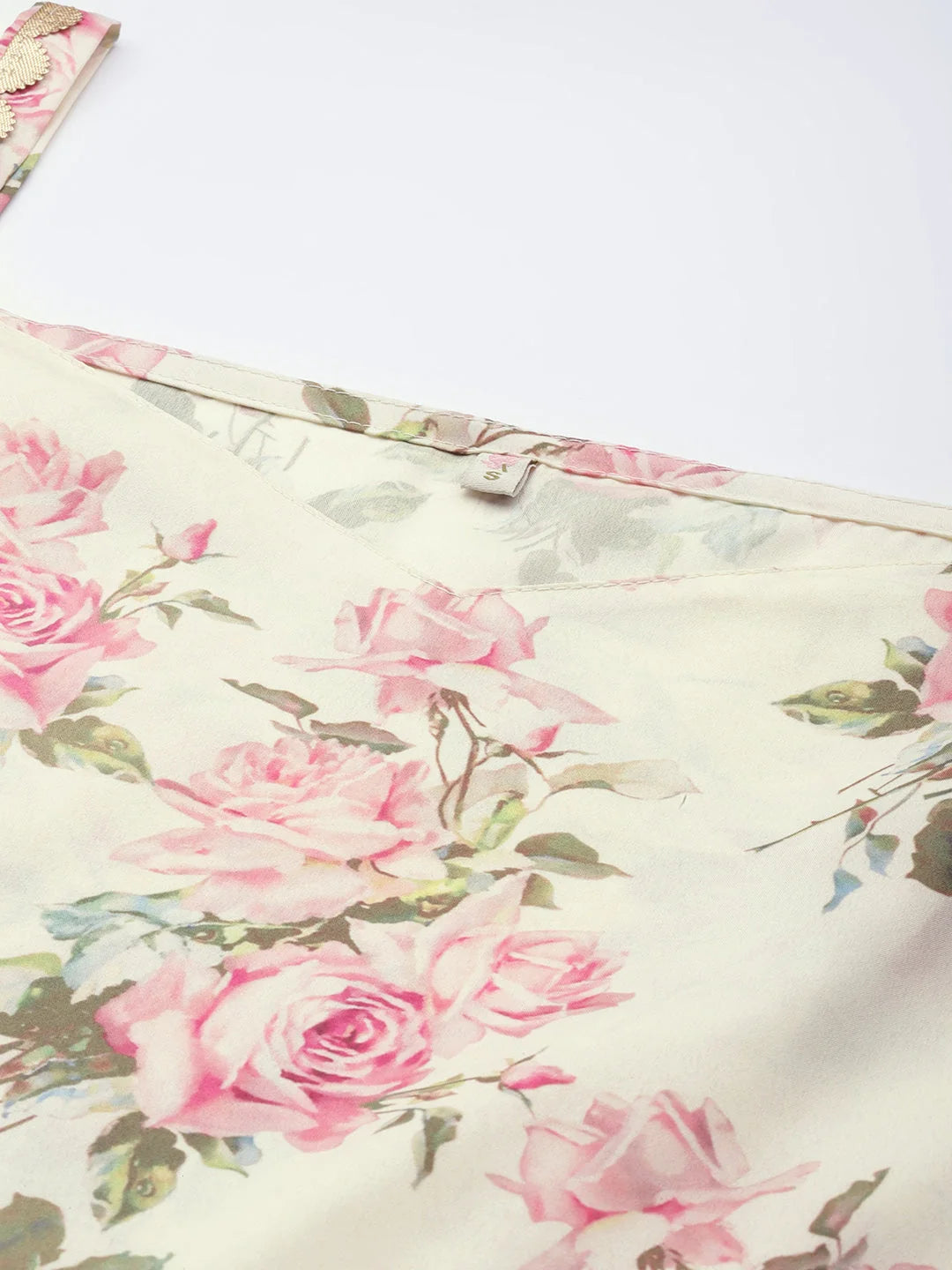 Floral Printed Kurta Set with Gotta Patti | Indian Women's Kurta