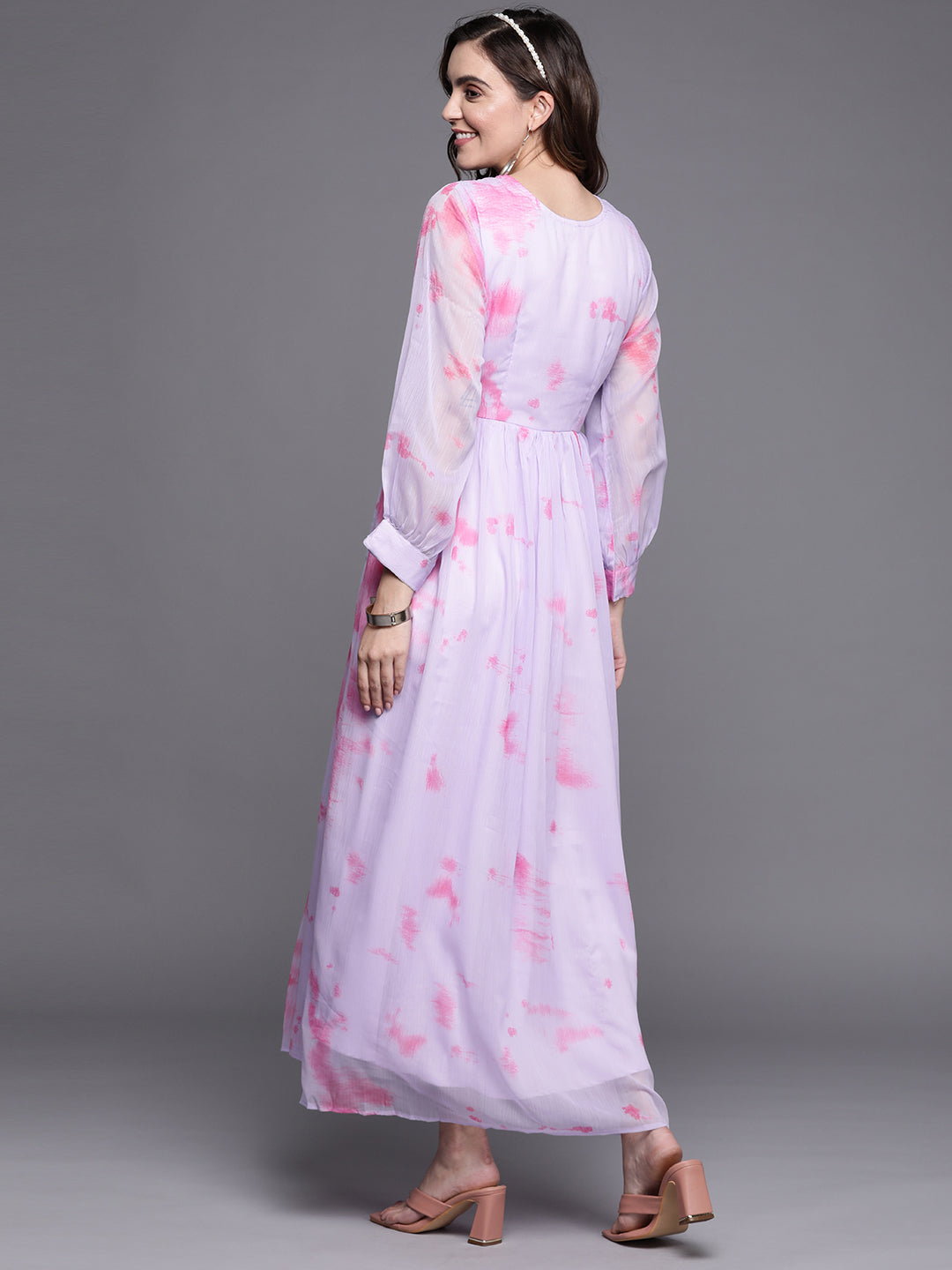 Abstract Print Gown | Women's Indian Dresses Online