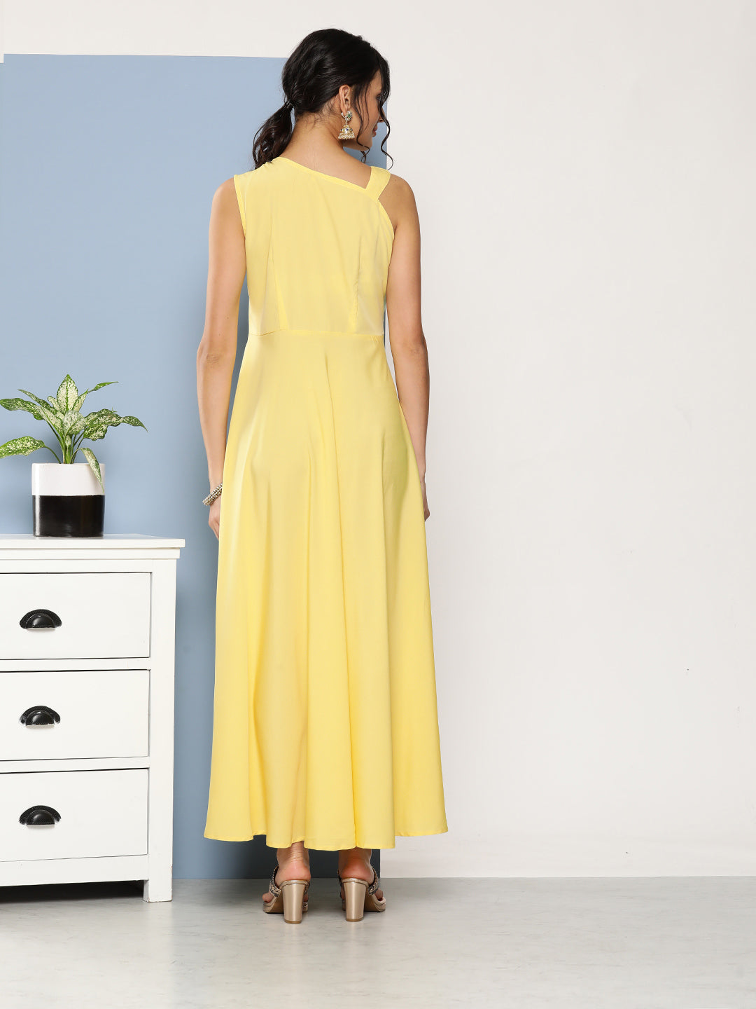 Colourblocked Maxi Dress | Indian Cotton Dresses Online