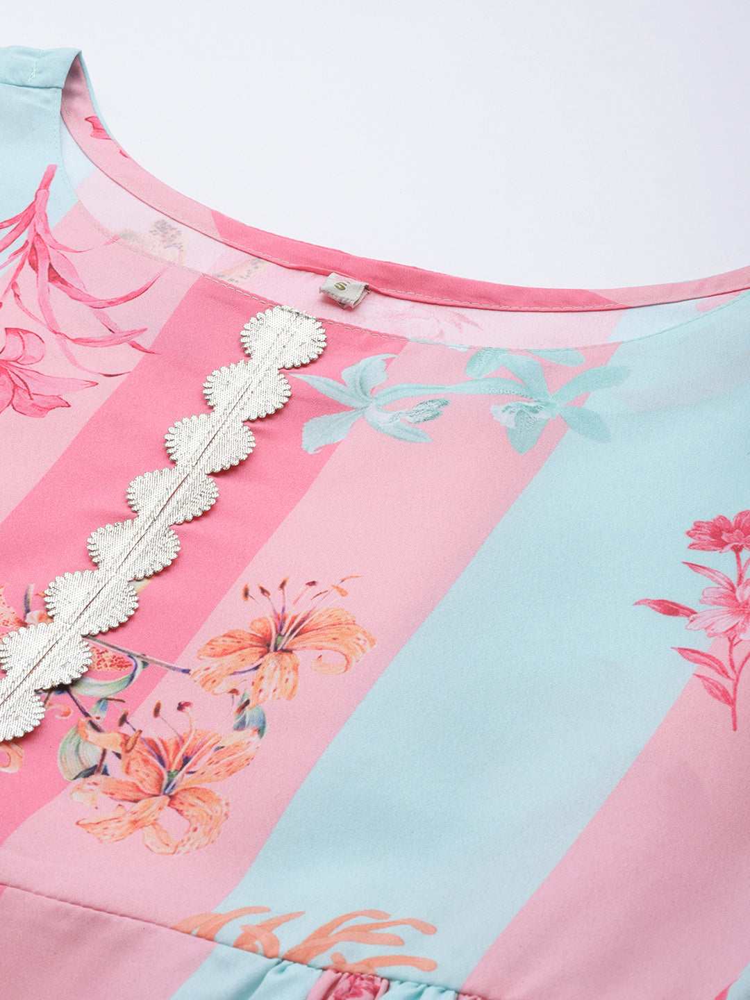 Floral Empire Midi Dress | Women's Indian Dresses