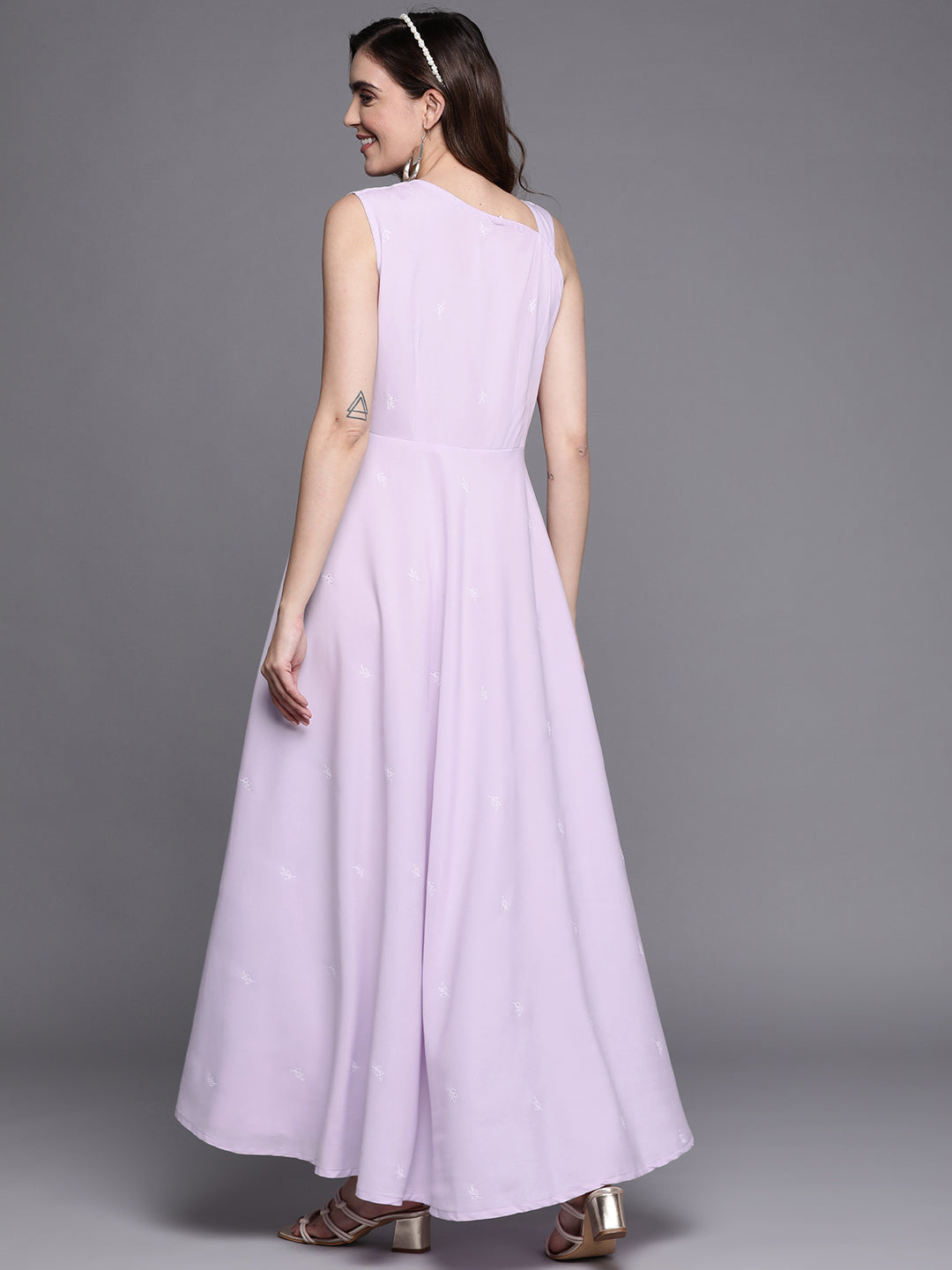 Women's Printed Layered Maxi Dress | Indian Dresses Online