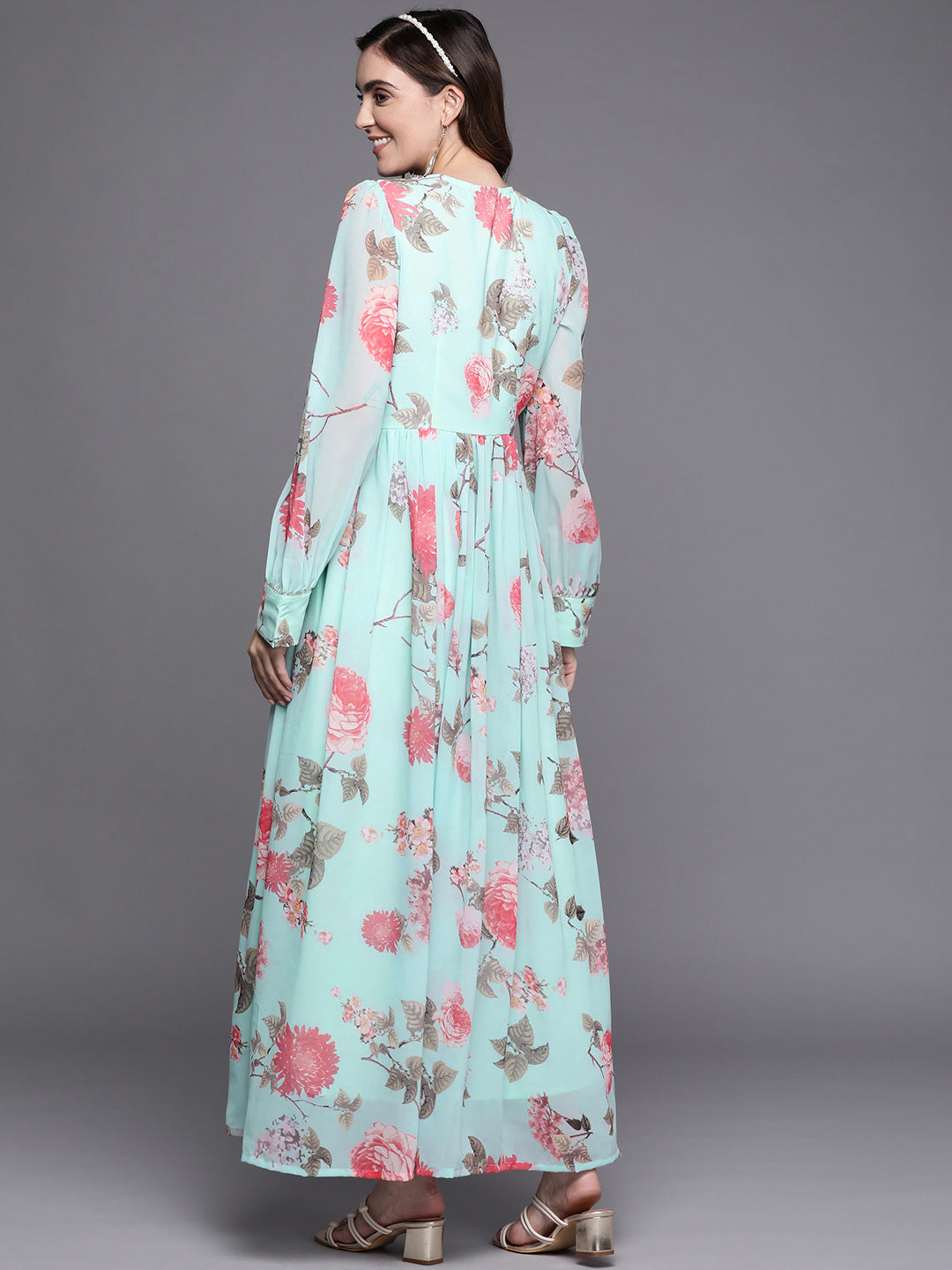 Floral Maxi Dress | Women's Indian Dresses Online