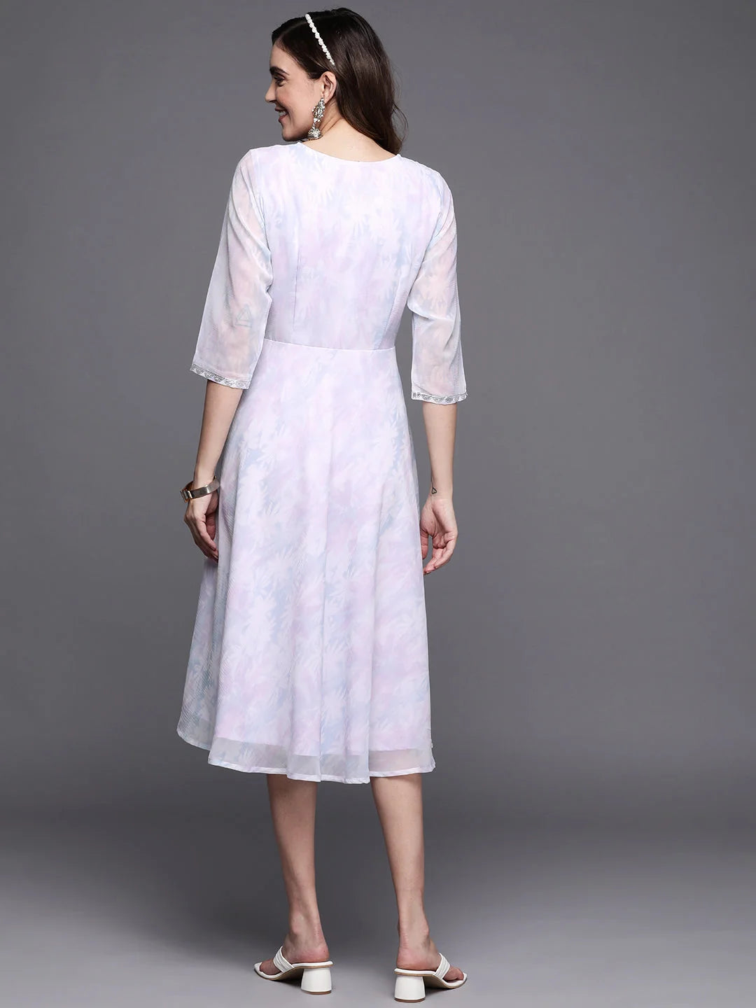 Floral Midi Ethnic Dress - Shop Indian Dresses Online