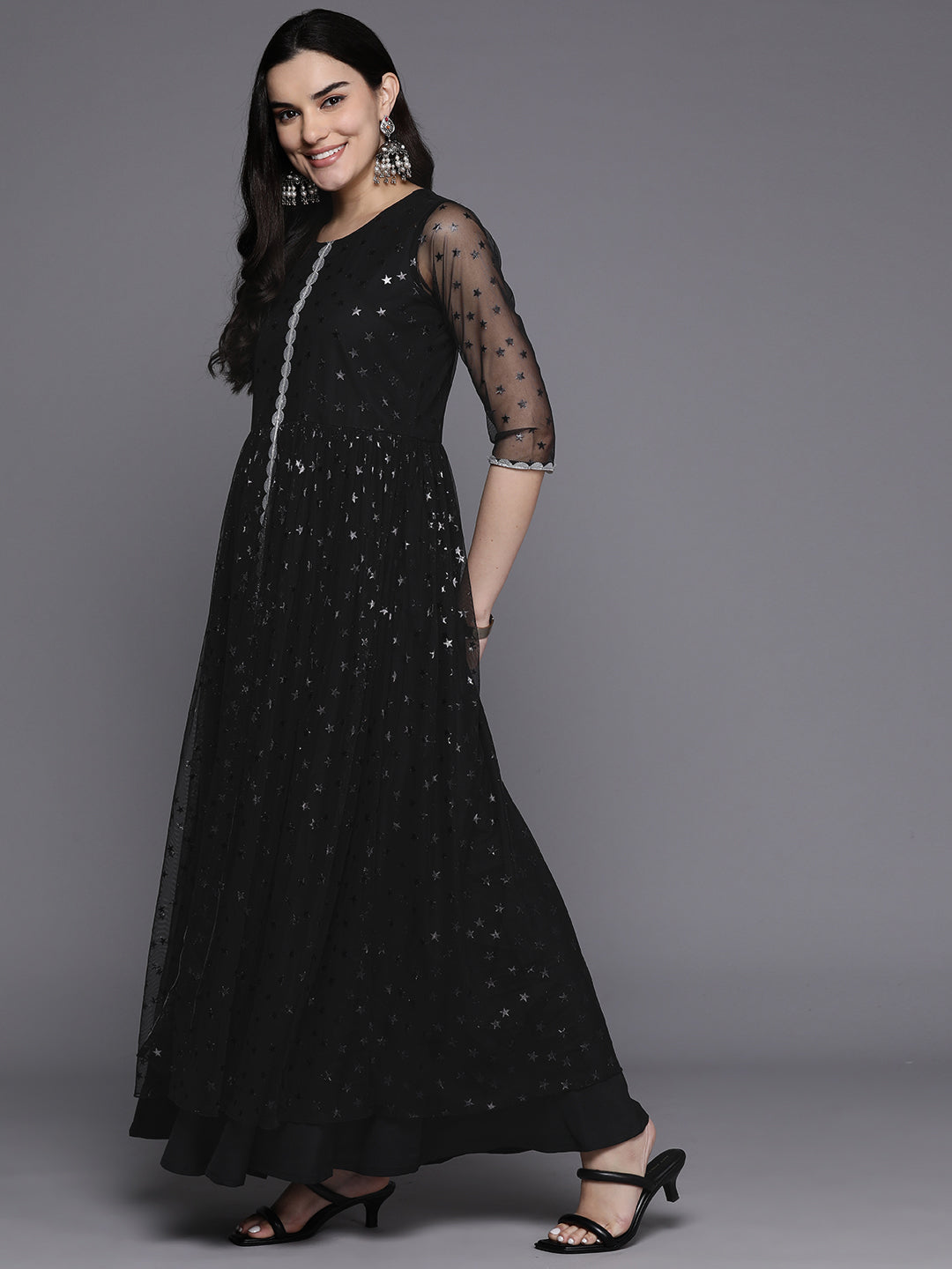 Printed Maxi Dress | Conversational Print Indian Dresses Online