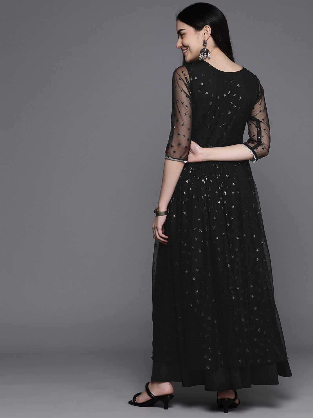 Printed Maxi Dress | Conversational Print Indian Dresses Online