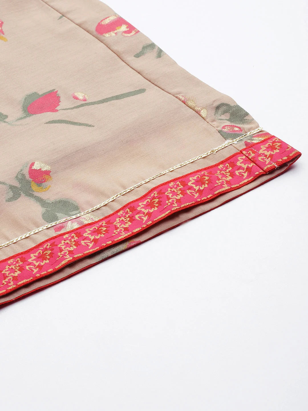 Tan Floral Printed Jumpsuit | Casual Jumpsuits for Women