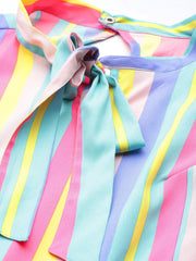 Multi Colour Striped Jumpsuit-AHJSCRDP-989-FF