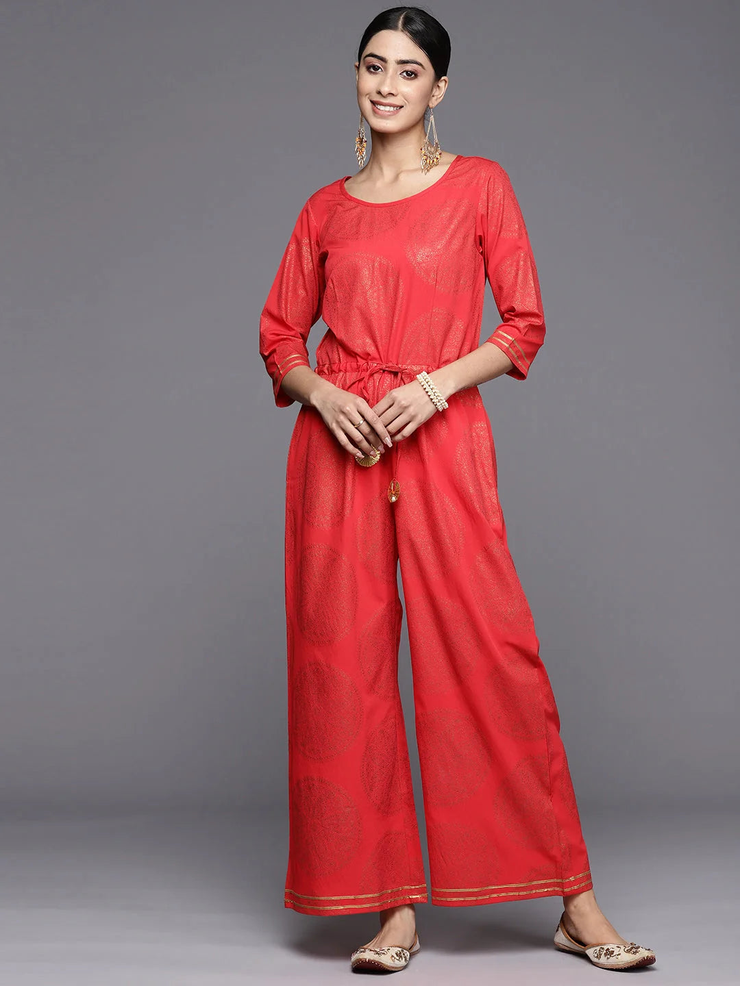 Printed Jumpsuit - Women's Western Wear & Outfits Online