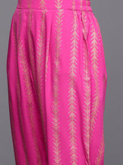 Women Floral Printed Regular Kurta with Trousers-AHKFPZBT-COMBO-851