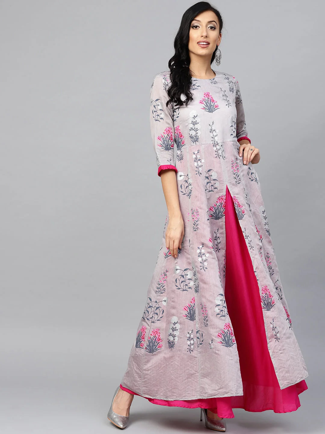 Floral Printed Maxi Dress | Shop Indian Dresses Online Now