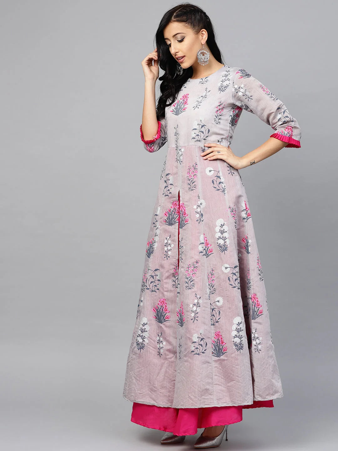 Floral Printed Maxi Dress | Shop Indian Dresses Online Now