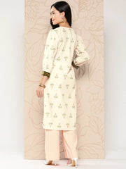 Women Floral Printed Gotta Patti Crepe Kurta-AHKUCRDP-1063