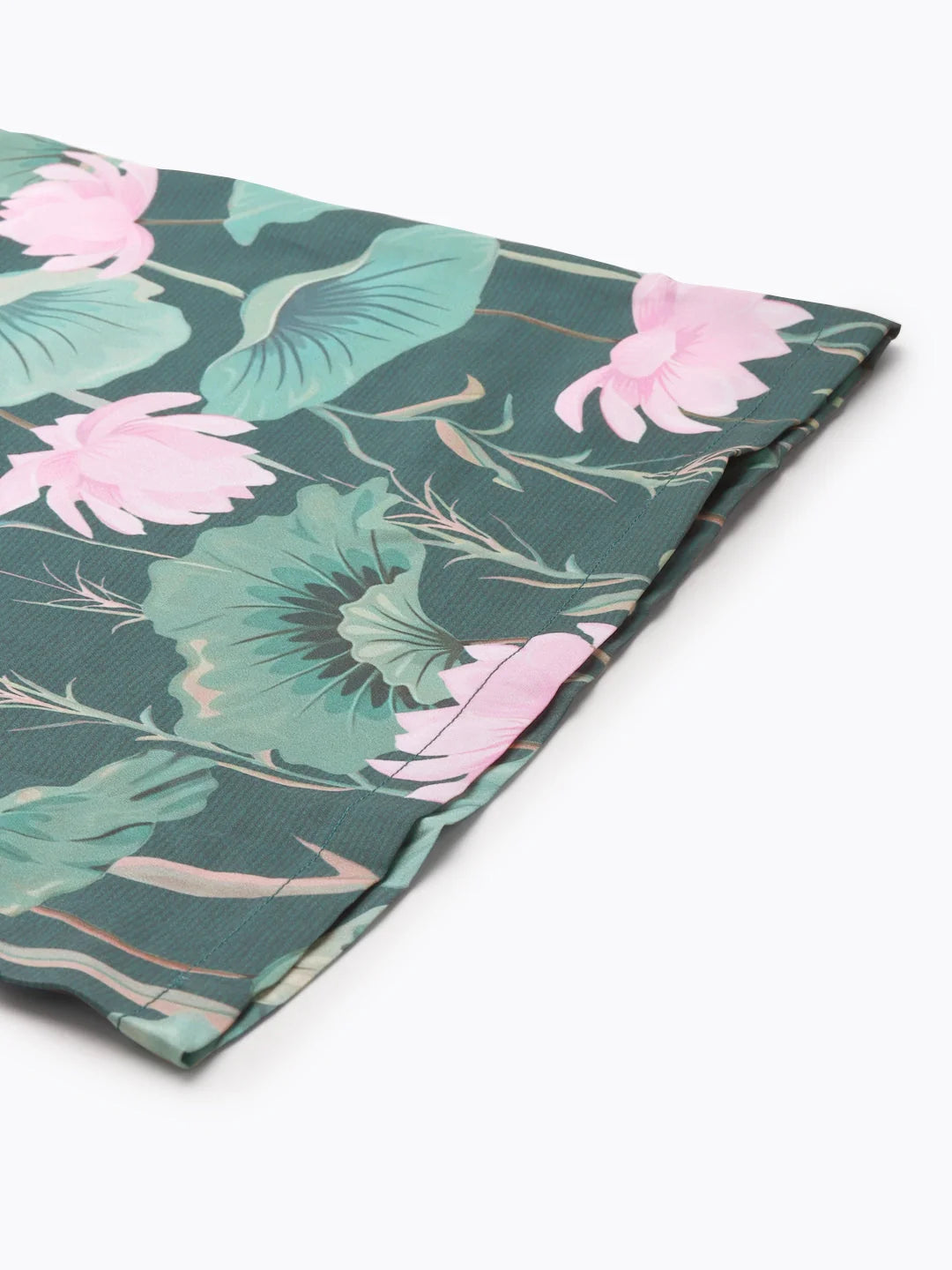 Dark Green Jumpsuit: Floral Printed Trendy Women's Jumpsuits