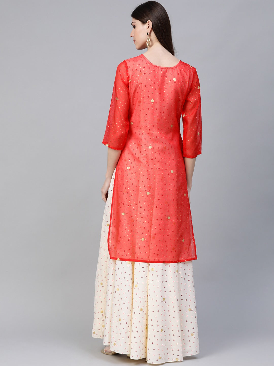 Bandhani Printed Maxi Dress | Shop Indian Dresses Online